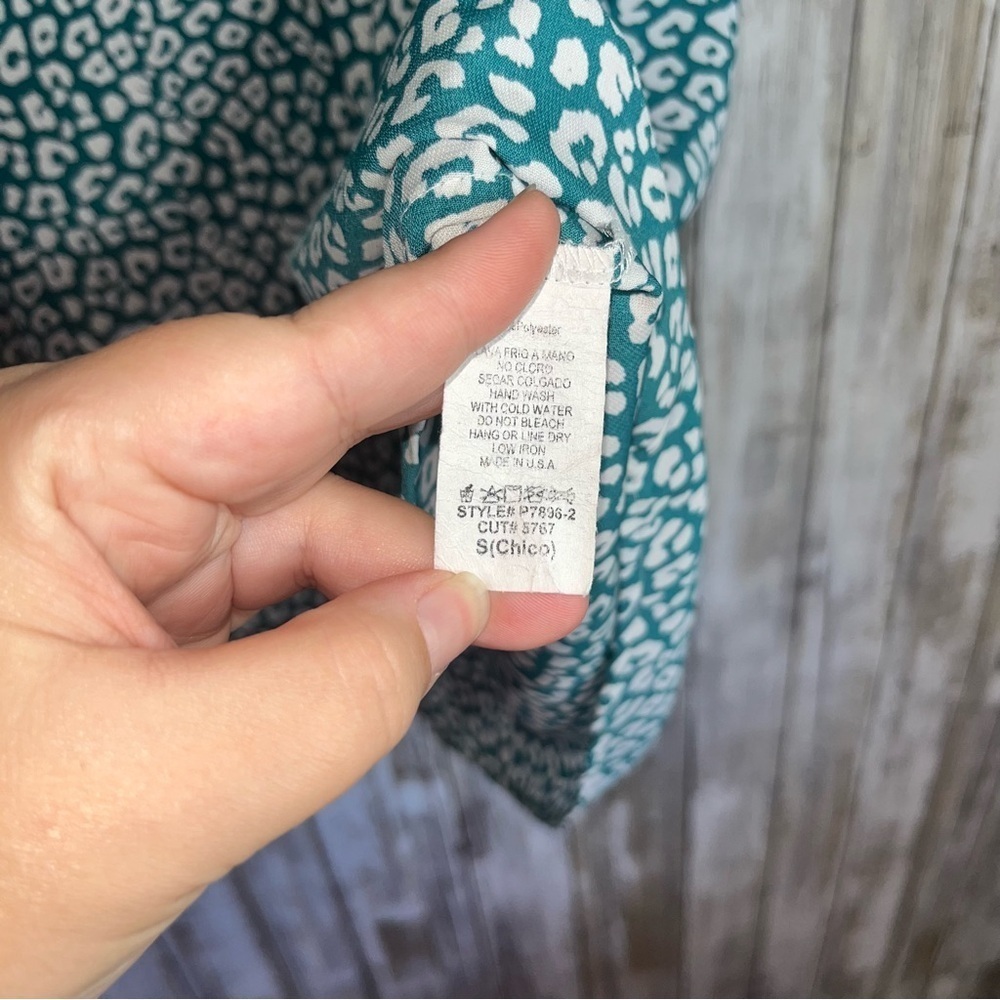 Jodifl Teal The End Oversized Blouse - Picture 6 of 6